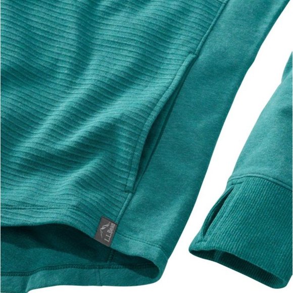 Ll Bean Cozy Mixed Pullover 